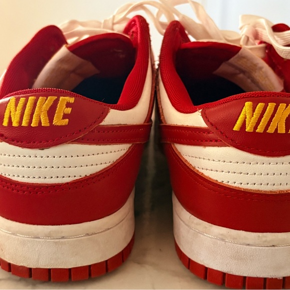 Nike Red and White Dunks - Picture 2 of 14